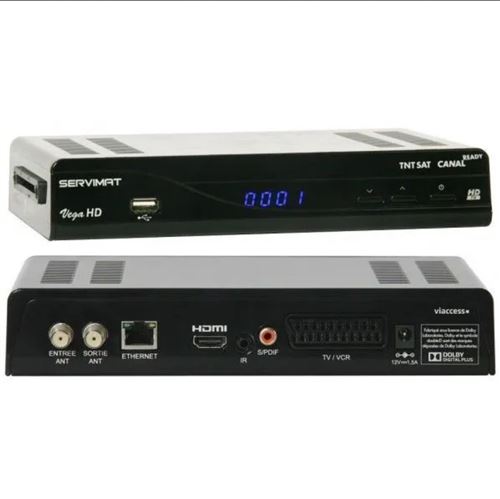 RCEPTEUR NUMRIQUE SERVIMAT VEGA HD ET CORDON HDMI (AVEC CARTE TNTSAT)